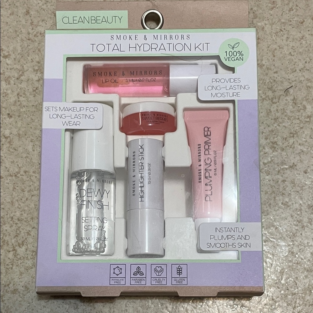 Smoke and mirrors Total Hydration Kit - new unopened